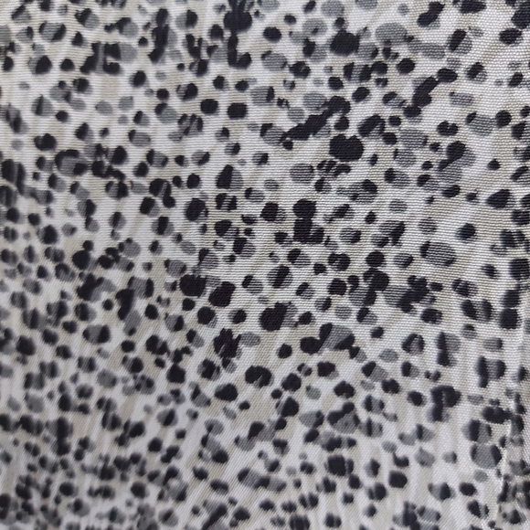 Vince Silk Tunic Dress Black Gray and White Size XS - Picture 5 of 7